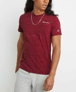Best Pirce 👏 Champion Cranberry Tart Heather Chest-Logo Powerblend® Tee - Men 🔥
