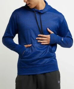 Wholesale 👍 Champion Champion Blue Handwritten Logo Game Day Hoodie - Men ✔️