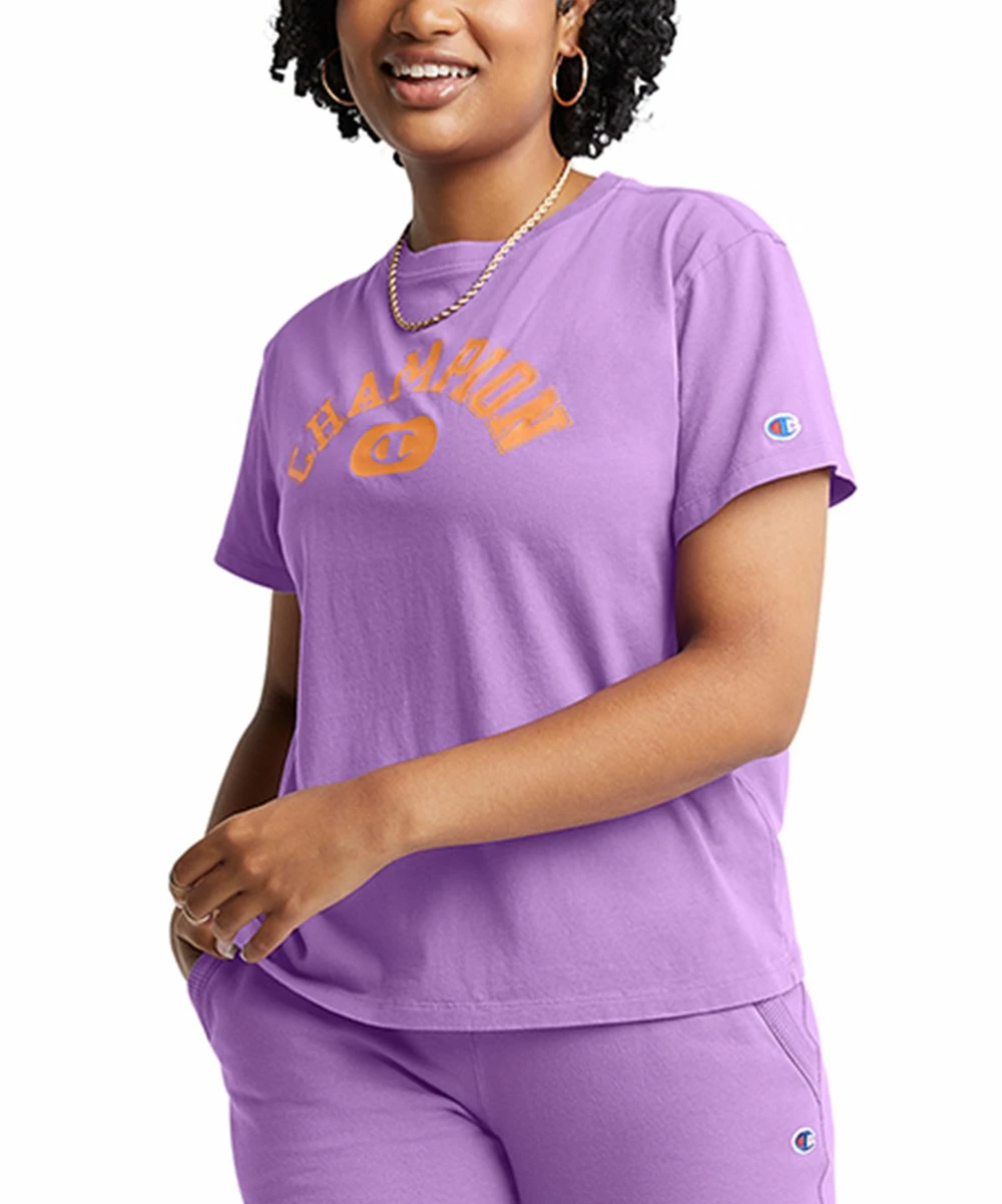 Hot Sale π Champion Creative Mauve Solar Wash The Classic Tee - π© Women π₯° 2 Hot Sale π Champion Creative Mauve Solar Wash The Classic Tee - π© Women π₯° - Image 2