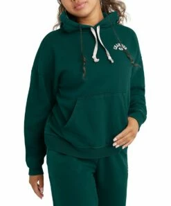 Flash Sale 𧨠Champion Forest Peak Green Powerblend Vintage Wash Hoodie - π© Women β¨