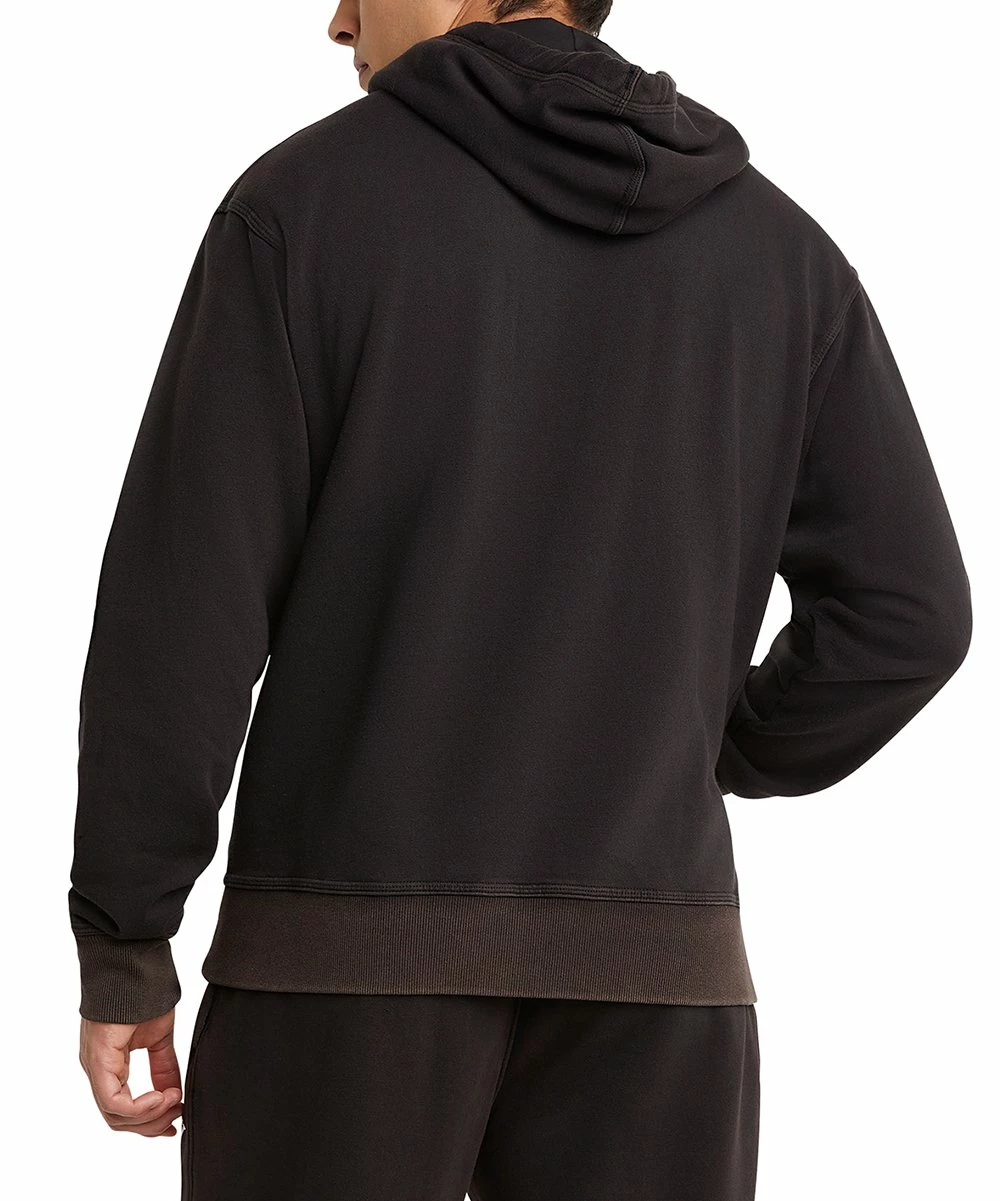 Best Pirce π Champion Black Solar Wash Logo Varsity Hoodie - Men π― 2 Best Pirce π Champion Black Solar Wash Logo Varsity Hoodie - Men π― - Image 2