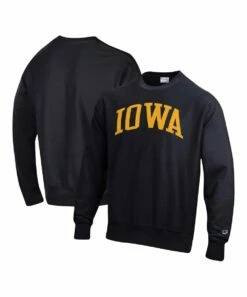 Best Sale ❤️ Champion Iowa Hawkeyes Fleece Crewneck Pullover Sweatshirt - Big 🔥 -Champion Sales zu108621829 alt 2 tm1663777119
