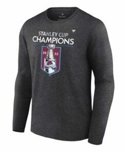 Hot Sale 🎉 Fanatics Colorado Avalanche 2022 Stanley Cup Champions Locker Room Long-Sleeve Tee - Big & Tall ❤️