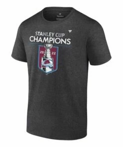 Hot Sale 🛒 Fanatics Colorado Avalanche 2022 Stanley Cup Champions Locker Room Tee - Men 👏