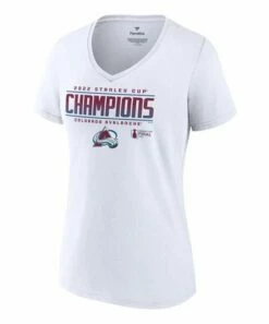 Best deal 👏 Fanatics Colorado Avalanche 2022 Signature Roster V-Neck Tee - 👩 Women & Plus 🎉
