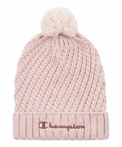Promo 🛒 Champion Light Pastel Pink Twist Chunky Rib Cuff Beanie 🥰