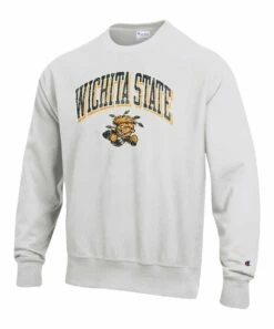 Outlet 🔔 Champion Wichita State Shockers Arch Over Logo Sweatshirt - Men 💯