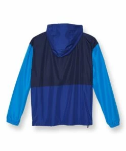 Brand new ⭐ Champion Athletic Navy & Valiant Color Block Hooded Windbreaker - Men 🌟 -Champion Sales zu109513654 alt 2 tm1666980775