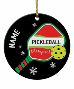 Buy 🌟 Personalized Planet Black Pickleball Personalized Ornament ✨ -Champion Sales zu110253729 alt 3 tm1667591436