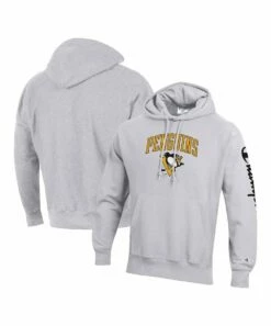 Brand new 😍 Champion Pittsburgh Penguins Reverse Weave Pullover Hoodie - Men 🥰 -Champion Sales zu111471754 alt 2 tm1672932414