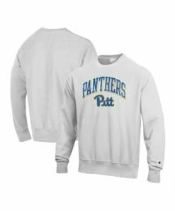 Best deal 👍 Champion Pitt Panthers Arch Over Logo Sweatshirt - Men 🥰 -Champion Sales zu111512313 alt 2 tm1672943753
