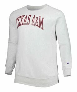 Top 10 🎉 Champion Texas A&M Aggies Reverse Weave Fleece Crewneck Sweatshirt - Big & Tall 🔥