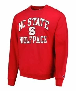 Top 10 🌟 Champion Red NC State Wolfpack High Motor Sweatshirt - Men 🛒