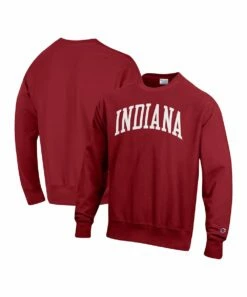 Coupon ✨ Champion Indiana Hoosiers Arch Reverse Weave Sweatshirt - Men 😀 -Champion Sales zu111516092 alt 2 tm1672943571