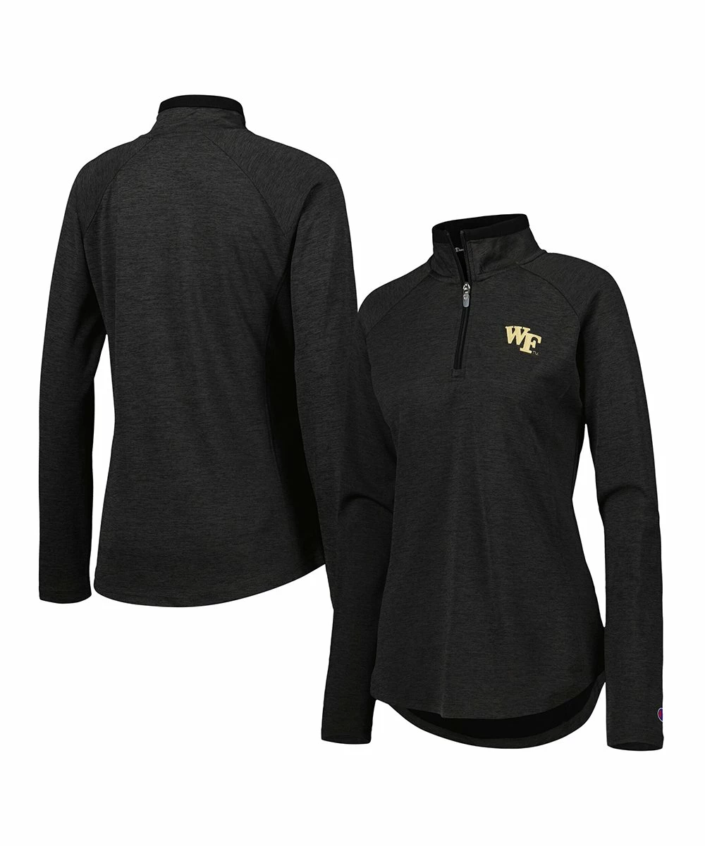 Top 10 β Champion Wake Forest Demon Deacons Core Raglan Quarter-Zip Pullover - π© Women β 3 Top 10 β Champion Wake Forest Demon Deacons Core Raglan Quarter-Zip Pullover - π© Women β - Image 3