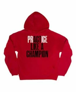 Best deal 😀 Micro Me Red 'Practice Like A Champion' Hoodie - Toddler & Boys 🥰