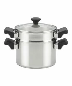 Best deal 👍 Farberware 3-Qt. Stainless Steel Two-Tier Covered Steamer 🌟