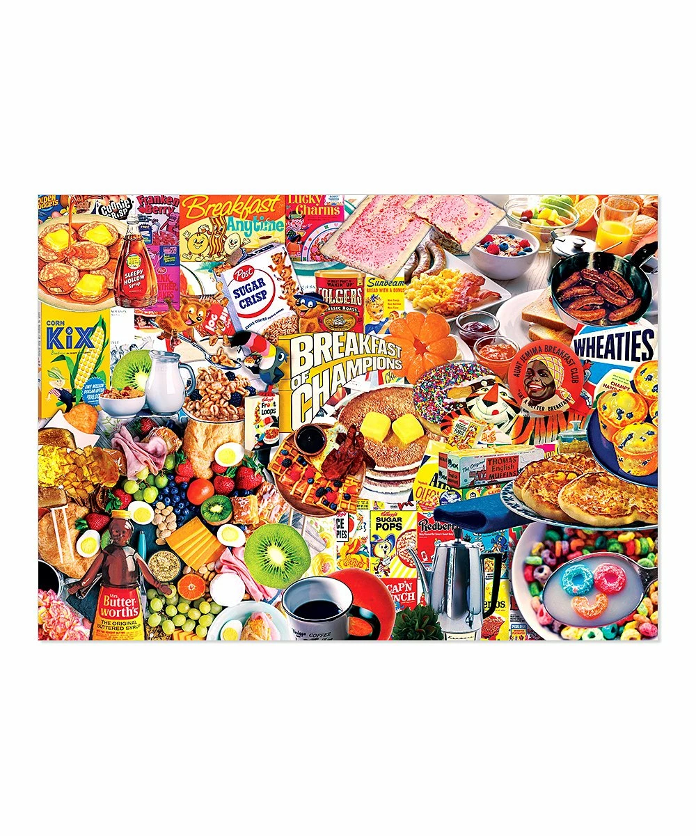 Deals 🔥 Masterpieces Flashbacks Breakfast Of Champions 1000-Piece Puzzle 😍 2 Deals 🔥 Masterpieces Flashbacks Breakfast Of Champions 1000-Piece Puzzle 😍 - Image 2