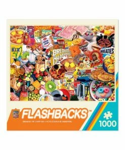 Deals 🔥 Masterpieces Flashbacks Breakfast Of Champions 1000-Piece Puzzle 😍