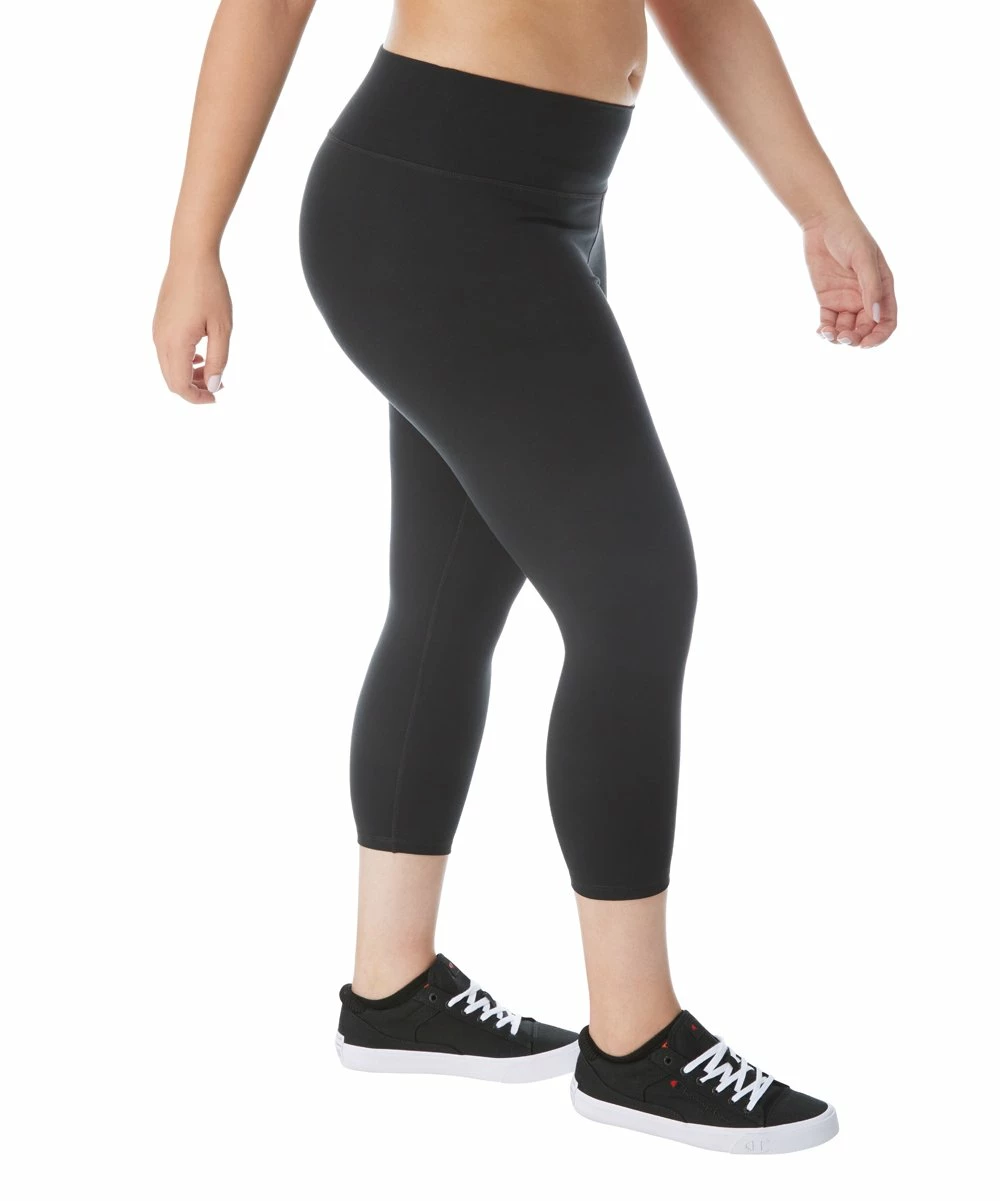 Budget π Champion Black Pocket Sport Capri Leggings - Plus π 2 Budget π Champion Black Pocket Sport Capri Leggings - Plus π - Image 2