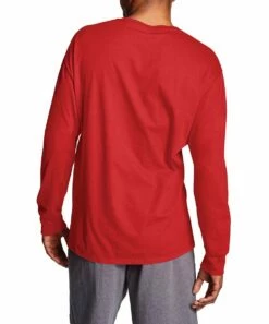 Cheap 😀 Champion Scarlet Classic Long-Sleeve Tee - Men 💯 -Champion Sales zu91132533 alt 2 tm1626875200