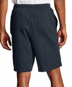 Flash Sale ⭐ Champion Navy 9'' Drawstring Pocket Jersey Athletic Shorts - Men 💯 -Champion Sales zu91132644 alt 2 tm1626874312