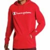 Cheap ❤️ Champion Scarlet Kangaroo-Pocket Middleweight Jersey Hoodie - Men 💯