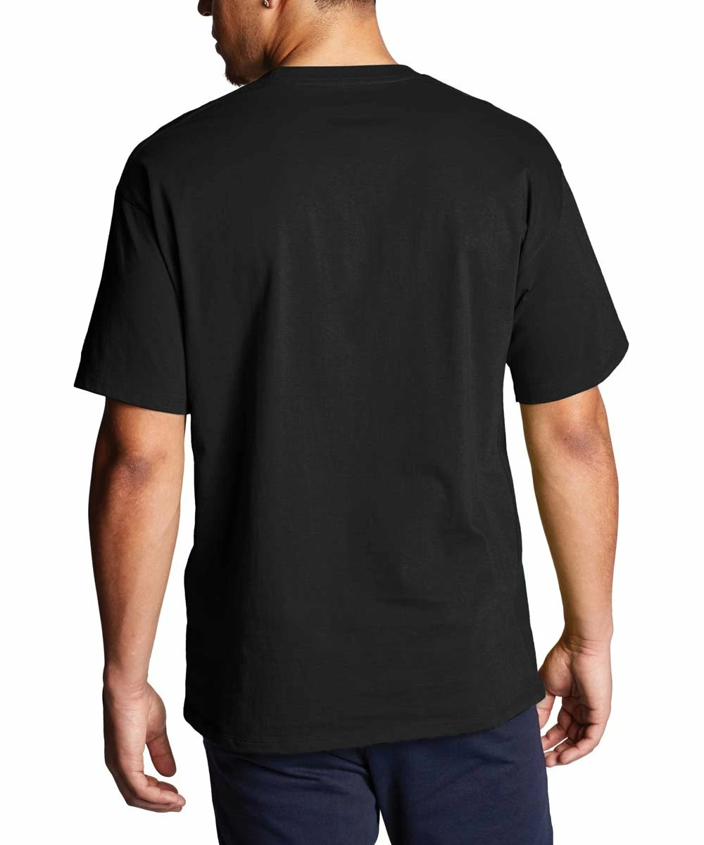 Budget β Champion Black Logo Classic Tee - Men π 3 Budget β Champion Black Logo Classic Tee - Men π - Image 3