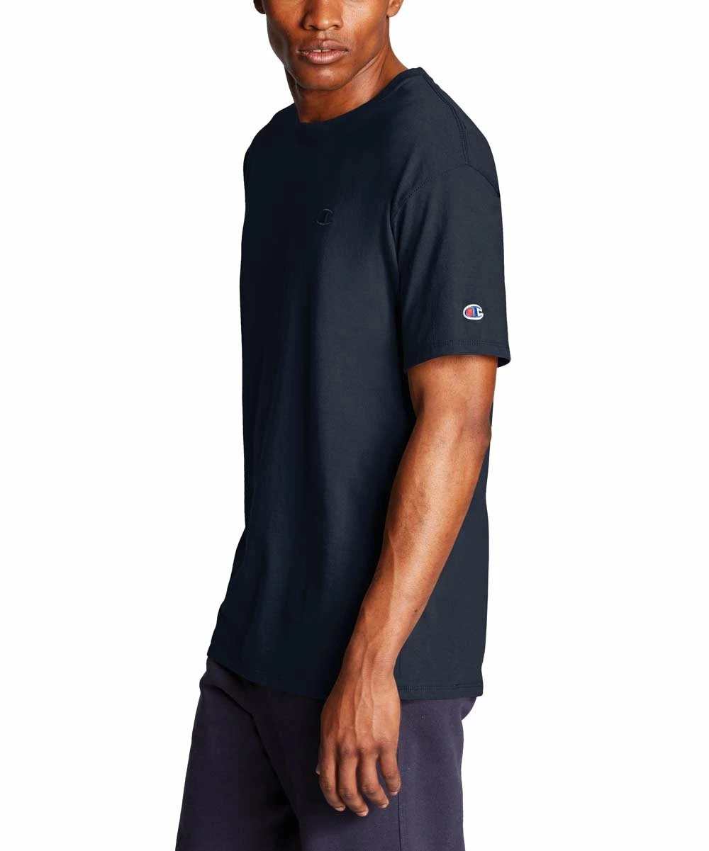 Cheap β€οΈ Champion Navy Classic Jersey Tee - Men π 2 Cheap β€οΈ Champion Navy Classic Jersey Tee - Men π - Image 2