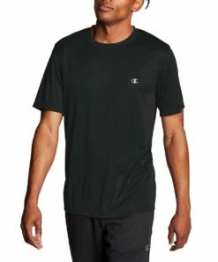 Best Sale 🔥 Champion Black Double Dry Core Tee - Men 🧨