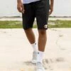 Top 10 🎉 Champion Black 10'' Logo Drawstring Pocket Powerblend Athletic Shorts - Men 😉