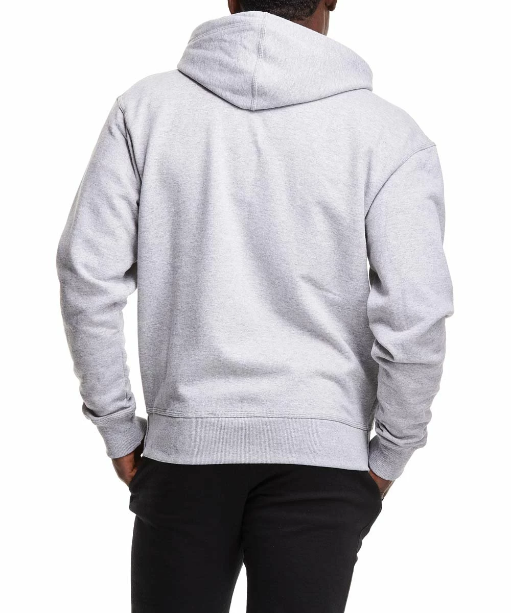 Hot Sale π― Champion Oxford Gray Pocket Full-Zip Powerblend Hoodie - Men π₯ 4 Hot Sale π― Champion Oxford Gray Pocket Full-Zip Powerblend Hoodie - Men π₯ - Image 4