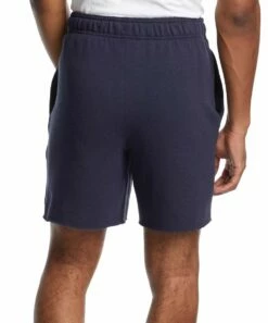 Promo 🧨 Champion Navy 7'' Drawstring Pocket Powerblend Athletic Shorts - Men 😍 -Champion Sales zu91137195 alt 2 tm1626874028