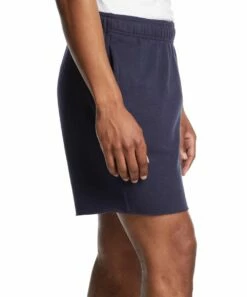 Promo 🧨 Champion Navy 7'' Drawstring Pocket Powerblend Athletic Shorts - Men 😍 -Champion Sales zu91137195 alt 3 tm1626874028