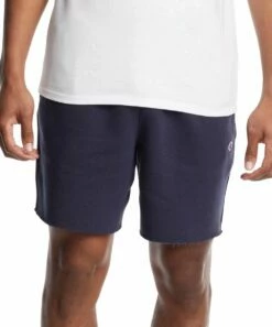 Promo 🧨 Champion Navy 7'' Drawstring Pocket Powerblend Athletic Shorts - Men 😍 -Champion Sales zu91137195 alt 4 tm1626874028
