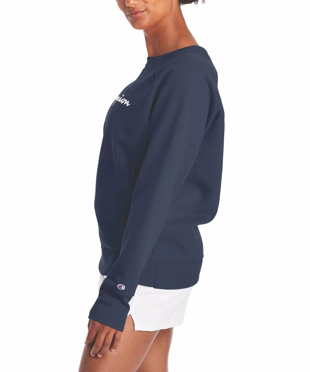 Discount β€οΈ Champion Athletic Navy Logo Powerblend Boyfriend Raglan Sweatshirt - π© Women π₯° 2 Discount β€οΈ Champion Athletic Navy Logo Powerblend Boyfriend Raglan Sweatshirt - π© Women π₯° - Image 2