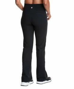 Discount 🌟 Champion Black Pocket Sport Flare Yoga Pants - 👩 Women 🥰 -Champion Sales zu91140110 alt 2 tm1627344030