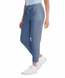 Coupon 🔔 Champion Seven Seas Blue Drawstring Pocket Campus Sweatpants - 👩 Women 🌟