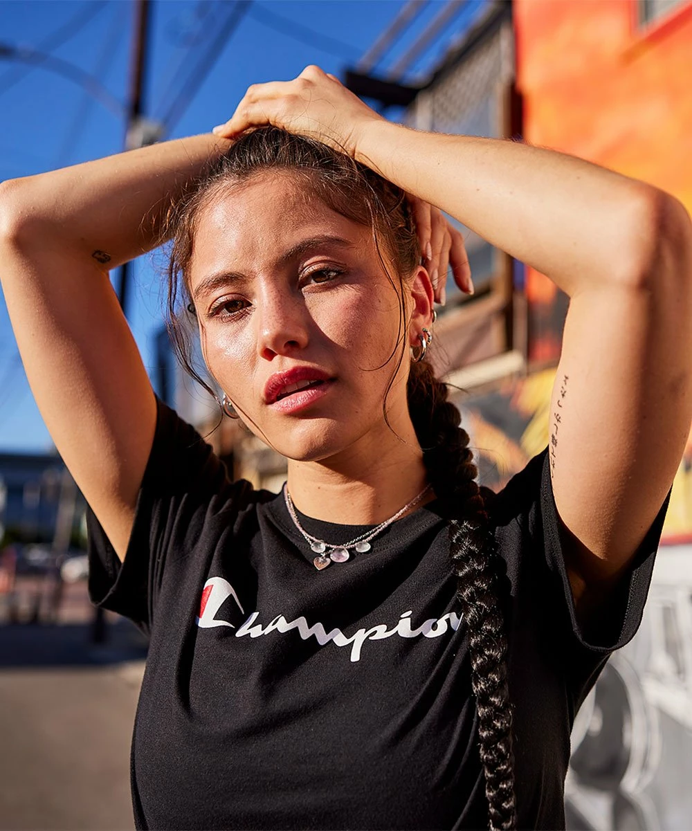 Buy π Champion Black Classic Tee - π© Women π― 2 Buy π Champion Black Classic Tee - π© Women π― - Image 2