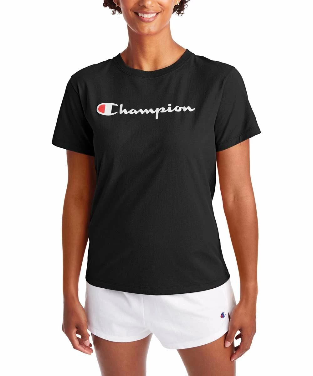 Buy π Champion Black Classic Tee - π© Women π― 3 Buy π Champion Black Classic Tee - π© Women π― - Image 3