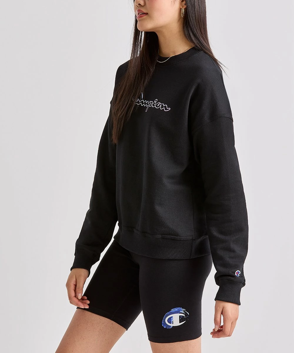 Coupon π Champion Black Logo Powerblend Relaxed Crewneck Sweatshirt - π© Women π 2 Coupon π Champion Black Logo Powerblend Relaxed Crewneck Sweatshirt - π© Women π - Image 2