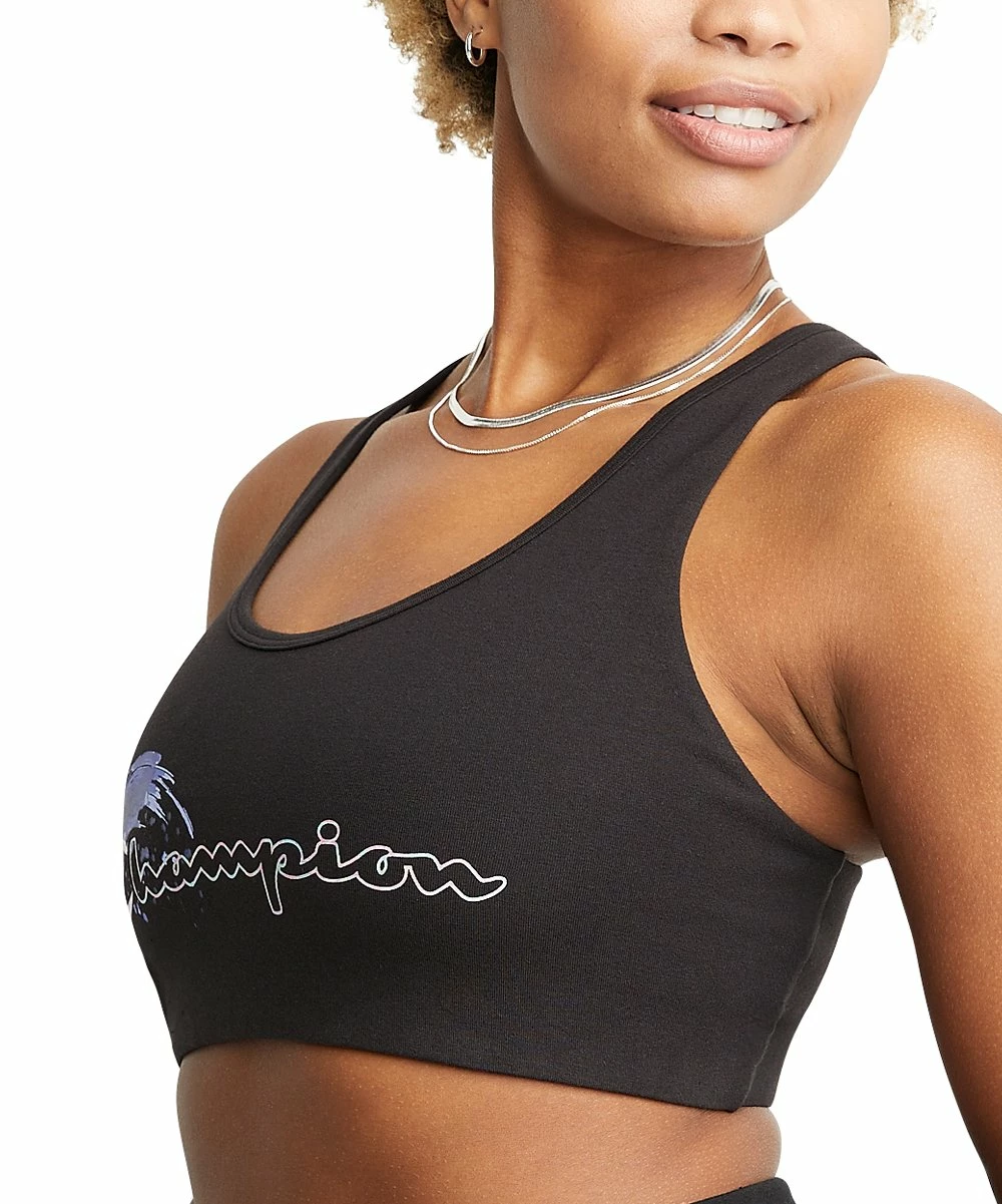 Flash Sale β Champion Black & Blue Logo The Authentic Sports Bra - Plus Too π 2 Flash Sale β Champion Black & Blue Logo The Authentic Sports Bra - Plus Too π - Image 2