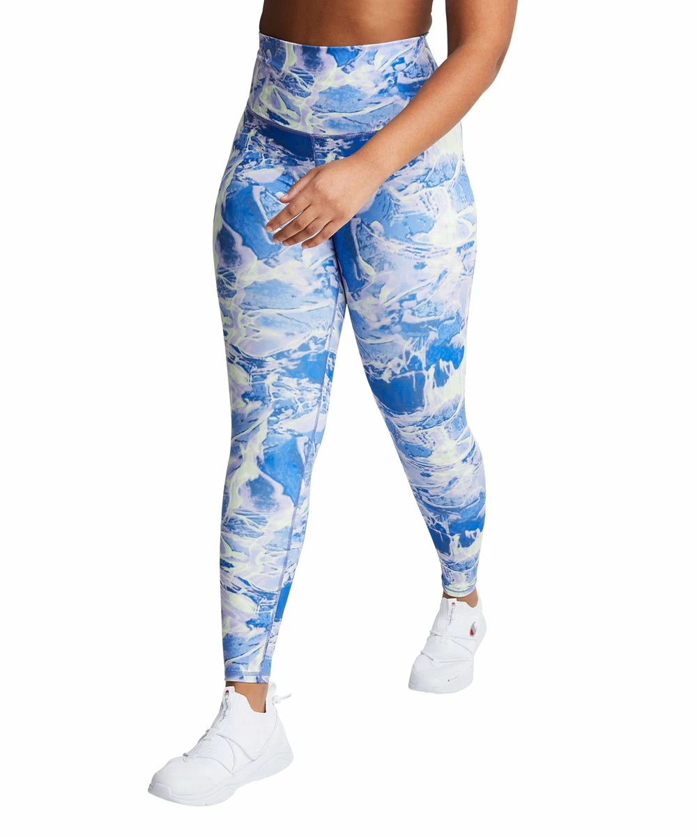 Top 10 π Champion Blue Ripple Soft-Touch Eco 7/8 Leggings - π© Women π₯° 2 Top 10 π Champion Blue Ripple Soft-Touch Eco 7/8 Leggings - π© Women π₯° - Image 2