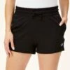 Best Sale 😉 Champion Black Drawstring Midweight Short - 👩 Women 🌟