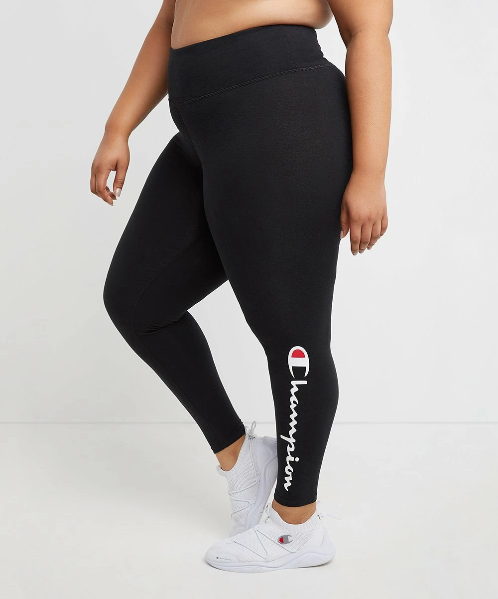 Flash Sale π€© Champion Black Authentic Logo Leggings - Plus β 2 Flash Sale π€© Champion Black Authentic Logo Leggings - Plus β - Image 2