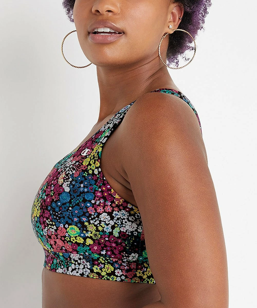 Promo π Champion Navy Multicolor Floral Soft Touch Sports Bra π 2 Promo π Champion Navy Multicolor Floral Soft Touch Sports Bra π - Image 2