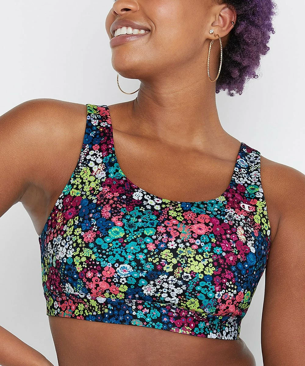 Promo π Champion Navy Multicolor Floral Soft Touch Sports Bra π 1 Promo π Champion Navy Multicolor Floral Soft Touch Sports Bra π