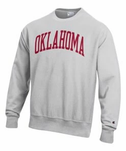 Flash Sale 𧨠Champion Oklahoma Sooners Arch Reverse Weave Sweatshirt - Men π