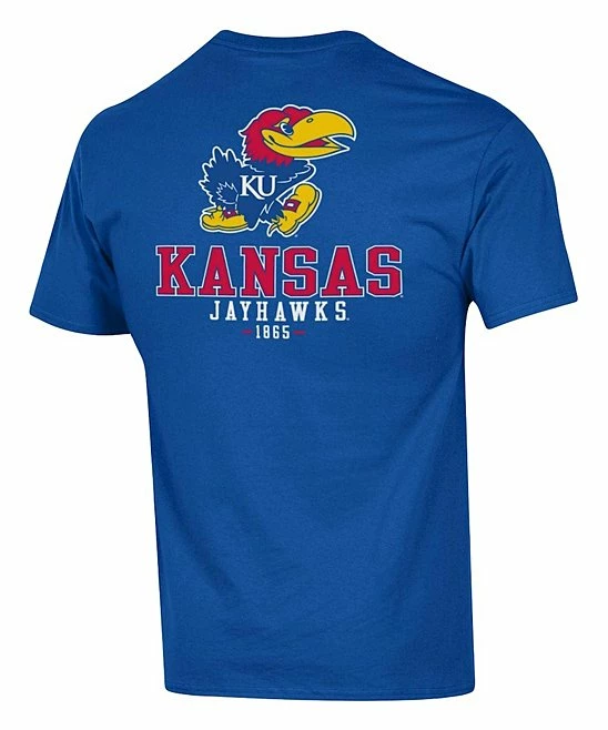 Best Pirce π€© Champion Kansas Jayhawks Stack 2Hit Tee - Men β 2 Best Pirce π€© Champion Kansas Jayhawks Stack 2Hit Tee - Men β - Image 2
