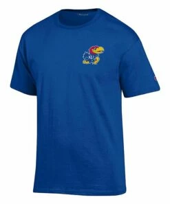 Best Pirce 🤩 Champion Kansas Jayhawks Stack 2Hit Tee - Men ⭐